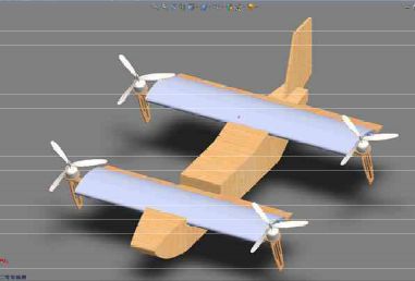 旋翼機模型的繪制