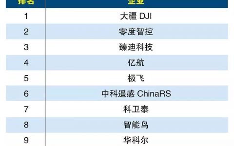 無(wú)人機(jī)除了大疆還有什么牌子(無(wú)人機(jī)十大品牌排行榜)