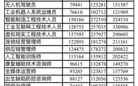 北京新職業(yè)薪酬報(bào)告：無人機(jī)駕駛員無人機(jī)裝調(diào)檢修工相榜