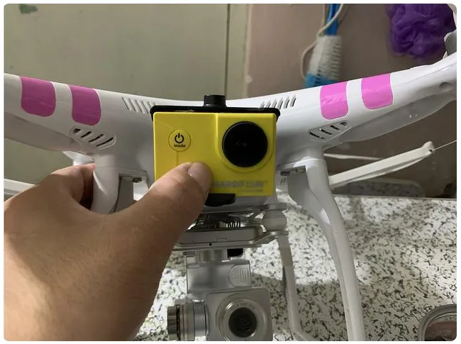 dji 大疆 精靈無人機(jī) 改雙攝 加裝運(yùn)動(dòng)相機(jī)~2020原創(chuàng)