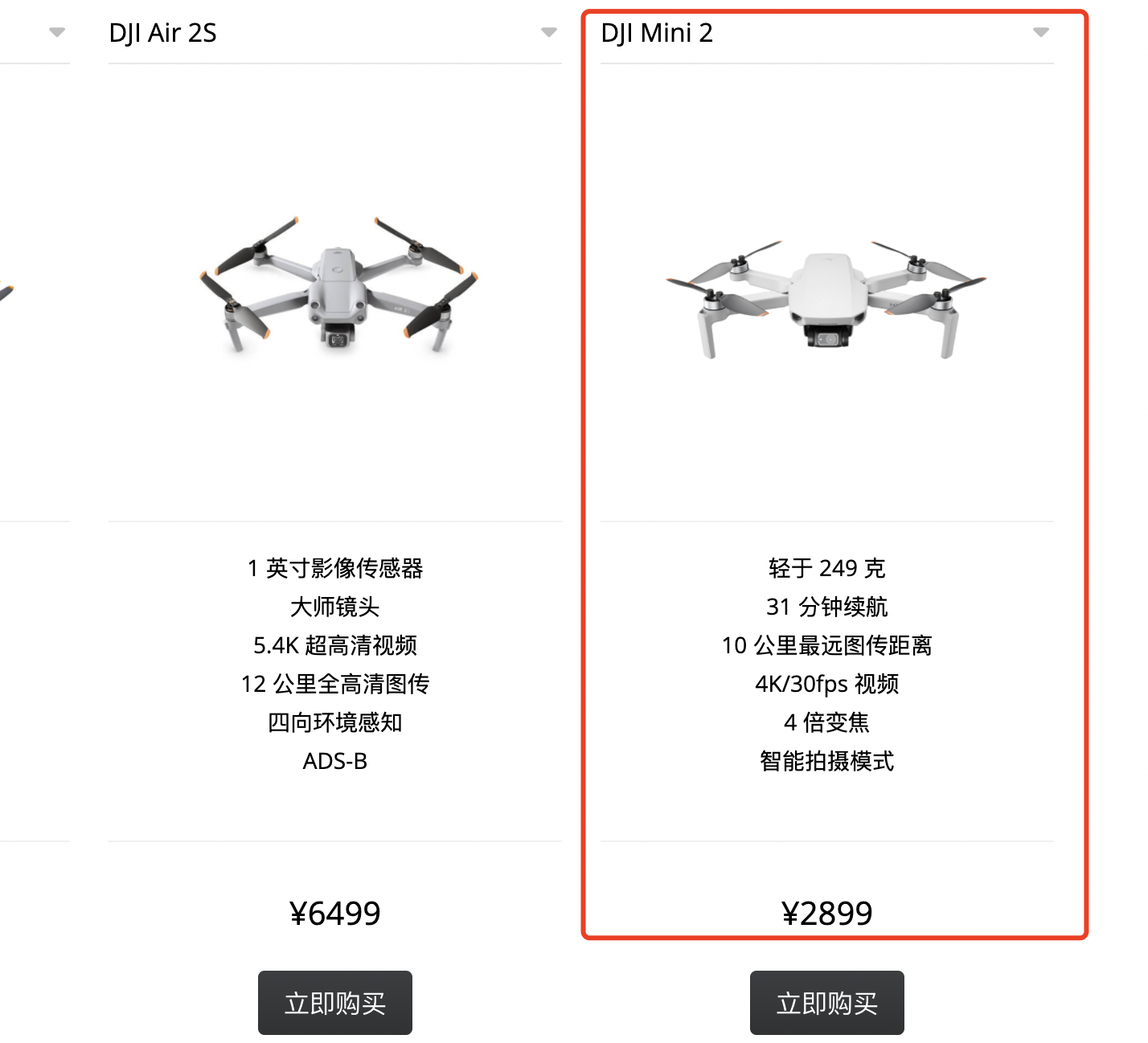 無人機(jī)最新購機(jī)指南，看這三款就夠了