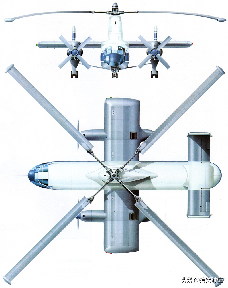 融合了旋翼機(jī)、直升機(jī)和固定翼飛機(jī)的黑科技 Fairey Rotodyne飛機(jī)